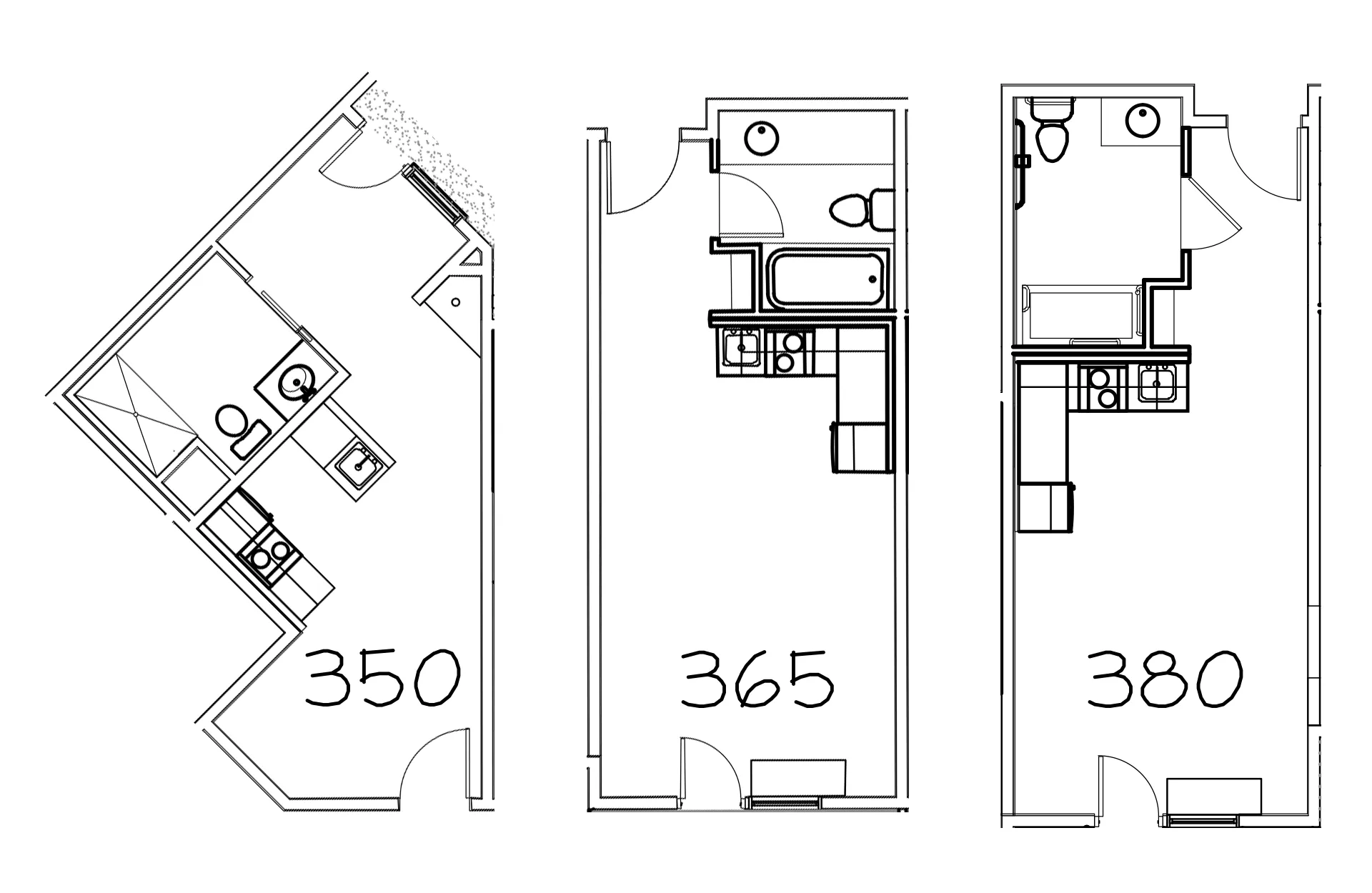Studio Standard floor plan